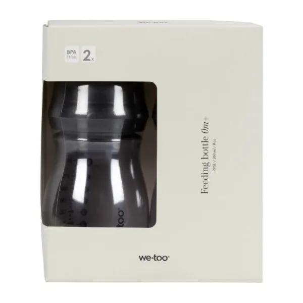 We-Too Standaardfles PPSU - 260 ml - Oatmeal - 2-pack Sale