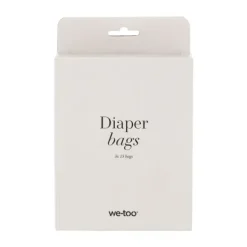 We-Too Telescopische Luieremmer Slim - Oatmeal | Deksel Slim | Luiermmerzakken XL Outlet