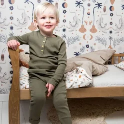 Witlof For Kids Flower Powder Dekbedovertrek 100 x 135 cm Hot