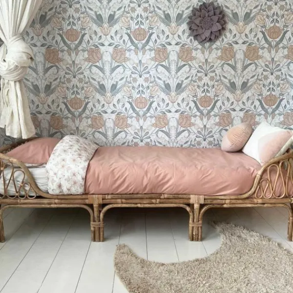 Witlof For Kids Flower Powder Dekbedovertrek 100 x 135 cm Hot