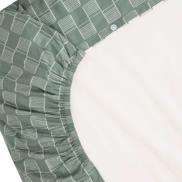 Witlof for kids Sticky Stripes Tuck-Inn Dekbedovertrek - 120 x 150 cm Outlet