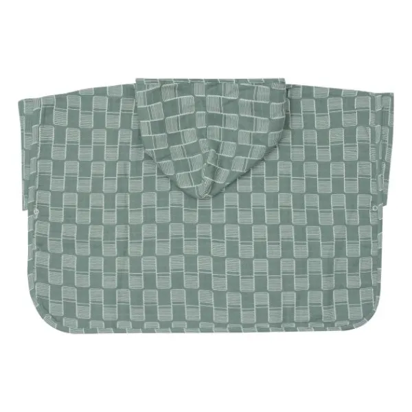 Witlof for kids Sticky Stripes Badponcho - Hydrofiel Hot