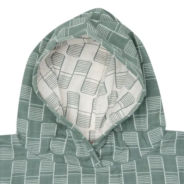 Witlof for kids Sticky Stripes Badponcho - Hydrofiel Hot