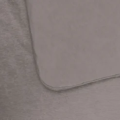 Witlof for kids Velvet Rib Tuck-Inn wiegdeken - 40 x 80 cm - Warm Grey Discount