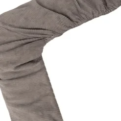 Witlof for kids Velvet Rib Ledikantdeken - 60 x 120 cm - Warm Grey Online