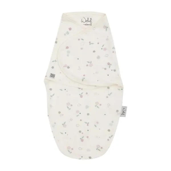 Witlof for kids Vintage Flowers Slaapzak Wrapper - 0-3 Maanden Sale