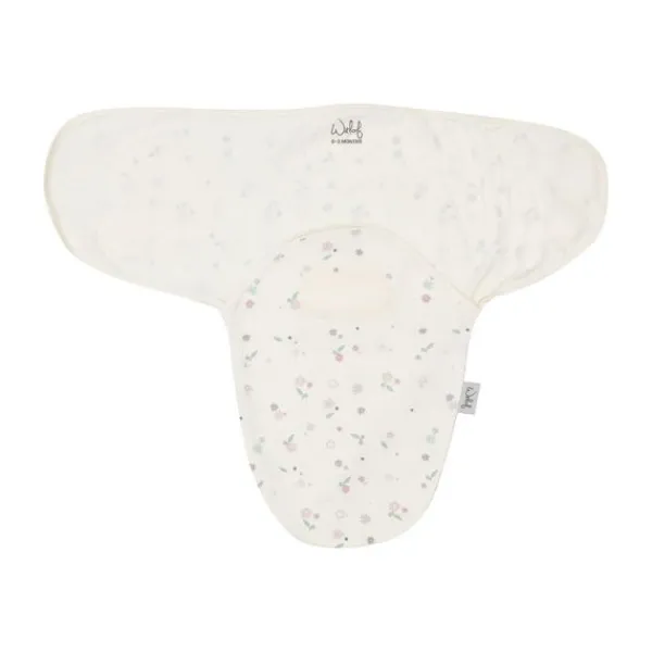 Witlof for kids Vintage Flowers Slaapzak Wrapper - 0-3 Maanden Sale