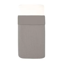 Witlof for kids Waves Tuck-Inn ledikantdeken - 60 x 120 cm - Warm Grey. New