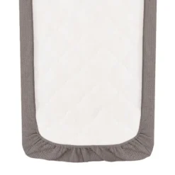 Witlof for kids Waves Tuck-Inn ledikantdeken - 60 x 120 cm - Warm Grey. New