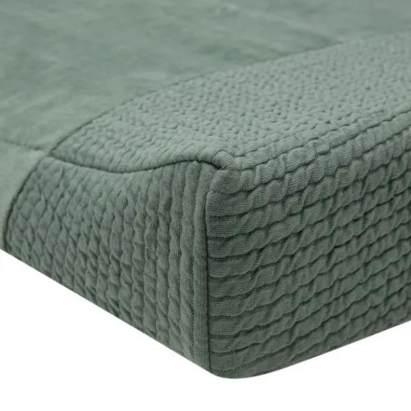 Witlof For Kids Waves Waskussenhoes - Forest Green Outlet