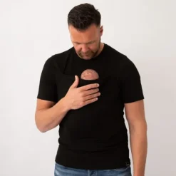 Womboo Buidelshirt - Man - Maat S - Zwart Outlet