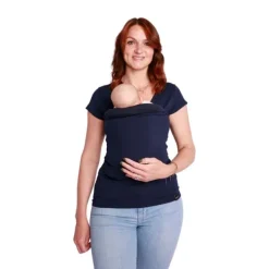 Womboo Buidelshirt - Vrouw - Maat XL - Donkerblauw Best