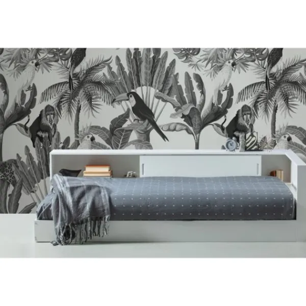 Woood Connect Hoekbed 90 x 200 cm Wit Clearance