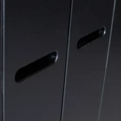 Woood Connect Kast 3-Deurs Met Lade Zwart Hot