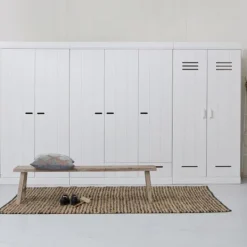 Woood Connect Kast 3-Deurs Met Lade Zwart Hot