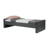 Woood Dennis Bed Steel Grey 90 x 200 cm Hot