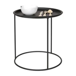 Woood Ivar Bijzettafel – Medium – Zwart Hot