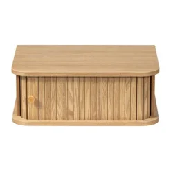 Woood Jena Hangend Nachtkastje - Hout Naturel Outlet