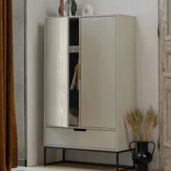 Woood Kast - Silas 2-Deurs - Grenen Dust New