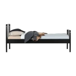 Woood Mees Bed Metaal Zwart 90 x 200 Cm New