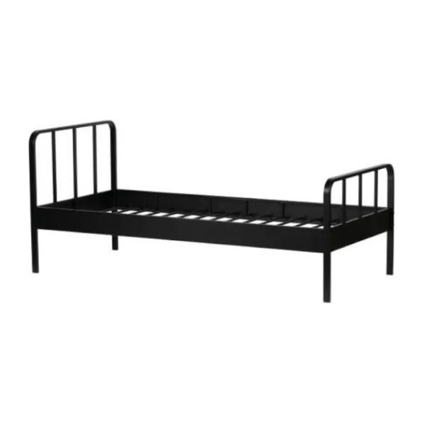 Woood Mees Bed Metaal Zwart 90 x 200 Cm New