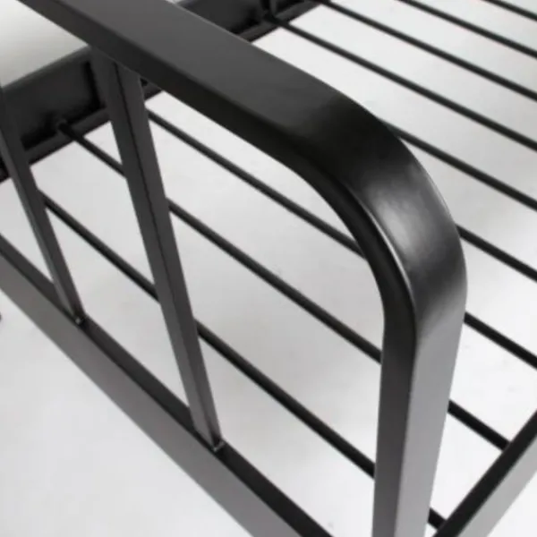 Woood Mees Bed Metaal Zwart 90 x 200 Cm New