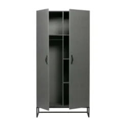 Woood Morris Kast 2-Deurs Grenen Leem Hot