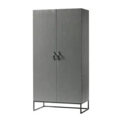 Woood Morris Kast 2-Deurs Grenen Leem Hot