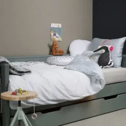 Woood Nikki Bedbank Jadegroen 90 x 200 cm Outlet