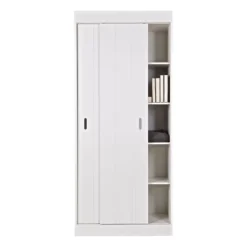 Woood Row Opbergkast Wit 2-Deurs Online