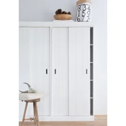 Woood Row Opbergkast Wit 2-Deurs Online