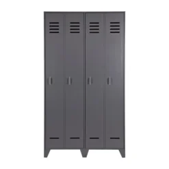 Woood Stijn Lockerkast Grijs 2-Deurs Outlet