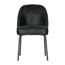 Woood Vogue Eetkamerstoel – Leer – Zwart Outlet