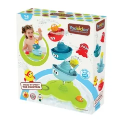 JEP! Kids Yookidoo Badspeelgoed - Stack ‘N’ Spray Tub Fountain Sale
